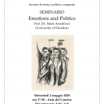 Emotions and Politics