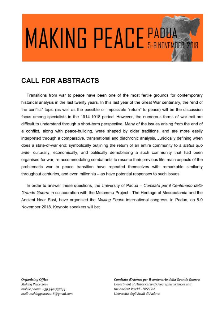 CALL FOR ABSTRACTS MAKING PEACE 2018-page-001