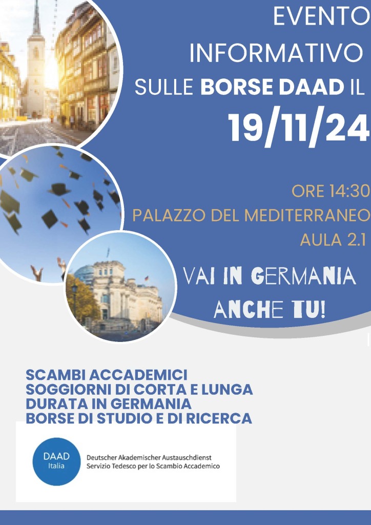 evento informativo sulle borse DAAD-19 novebre 2024